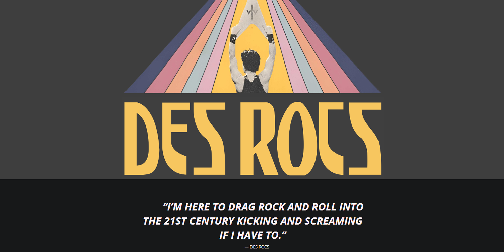 Des Rocs Tribute Page Preview